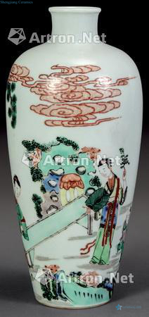 Qing mei bottles of colorful characters