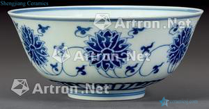 qing Blue and white flower bowl