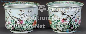 Clear pastel flowers grain flower pot (2)