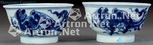 Qing dynasty blue-and-white longnu cup (2)