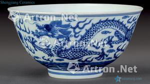 qing Blue and white praised the dishes