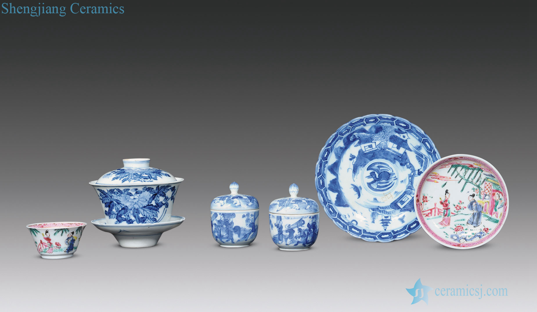 Qing, the republic of China porcelain, enamel porcelain (6)