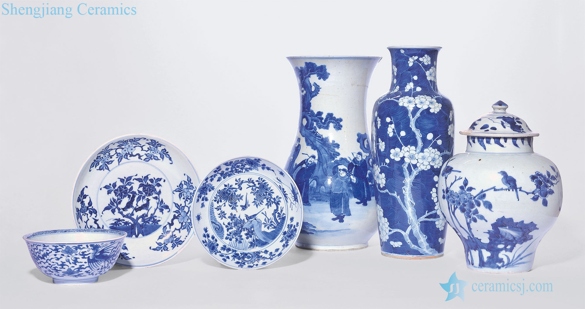 Qing dynasty blue and white porcelain (6)