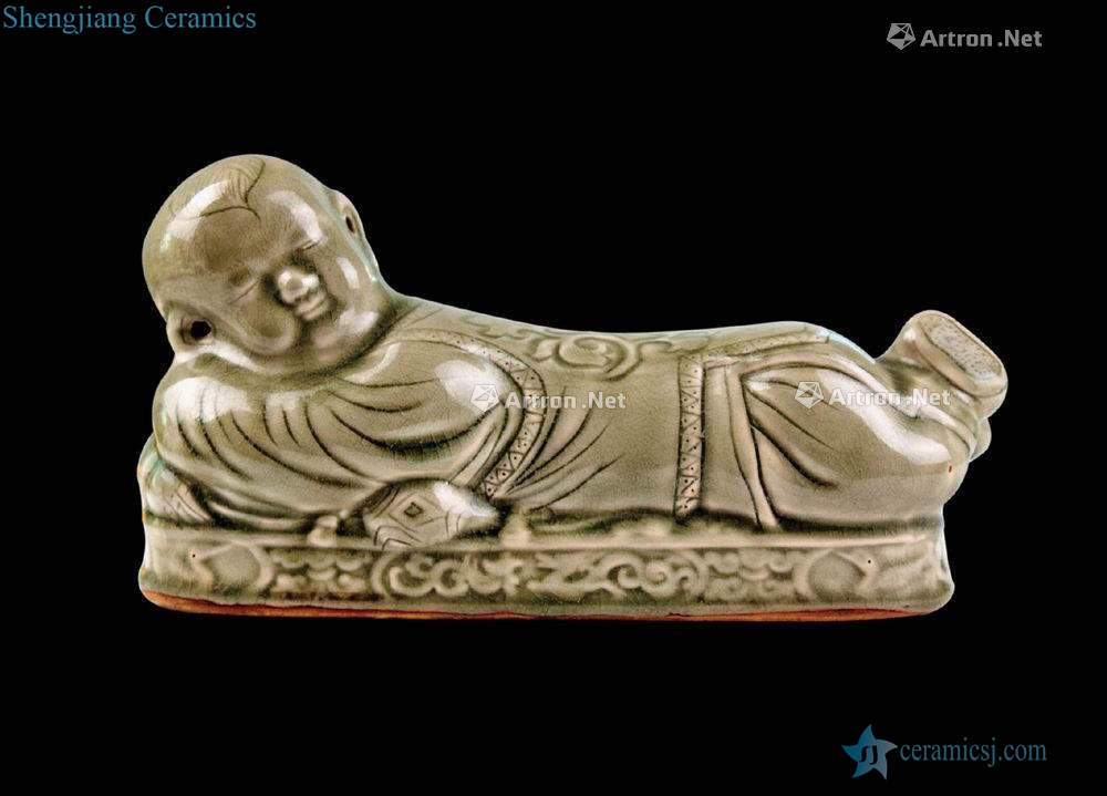 The song dynasty yao state kiln child pillow
