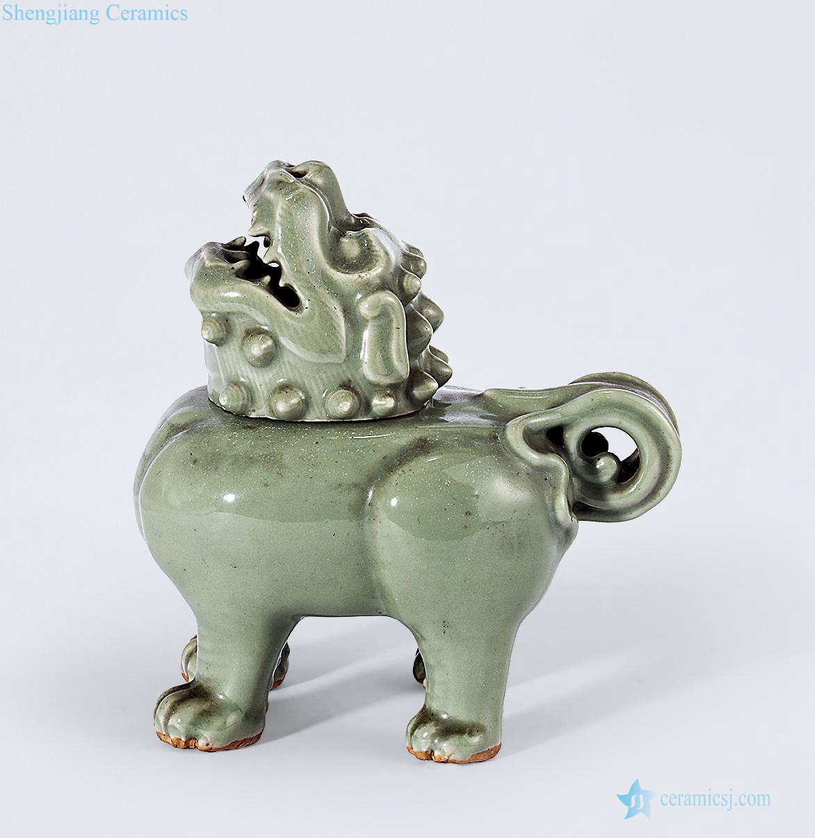 The early Ming dynasty longquan celadon Lu end of fragrance