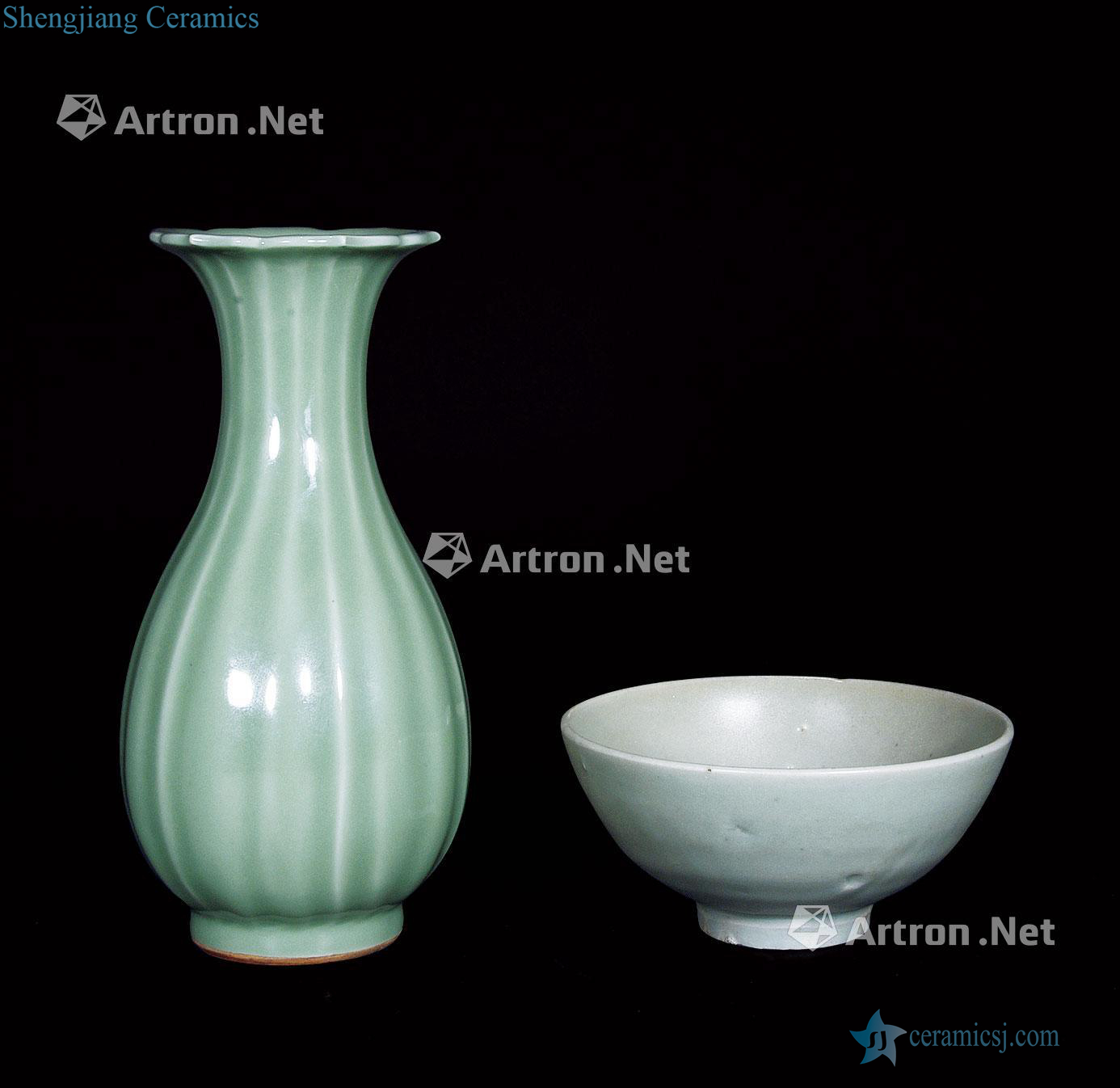 Ming Longquan green glaze porcelain (group a)