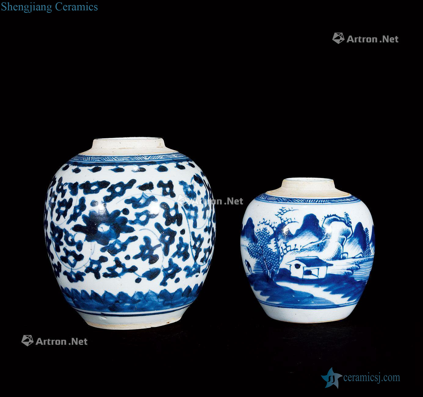 The qing emperor kangxi porcelain pot (group a)