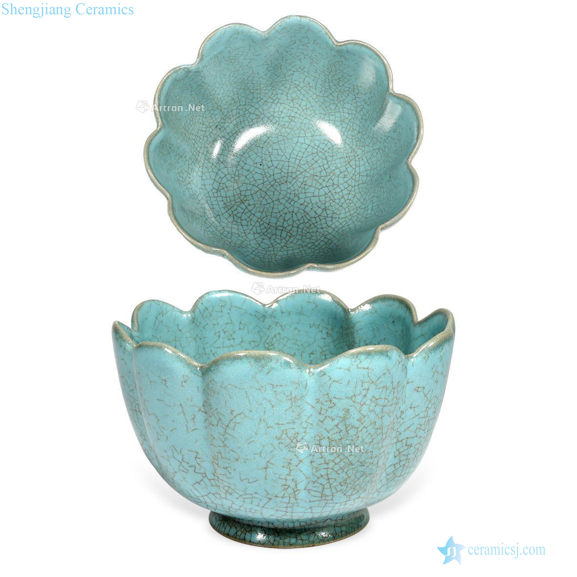 Your kiln azure glaze temperature bowl lotus type
