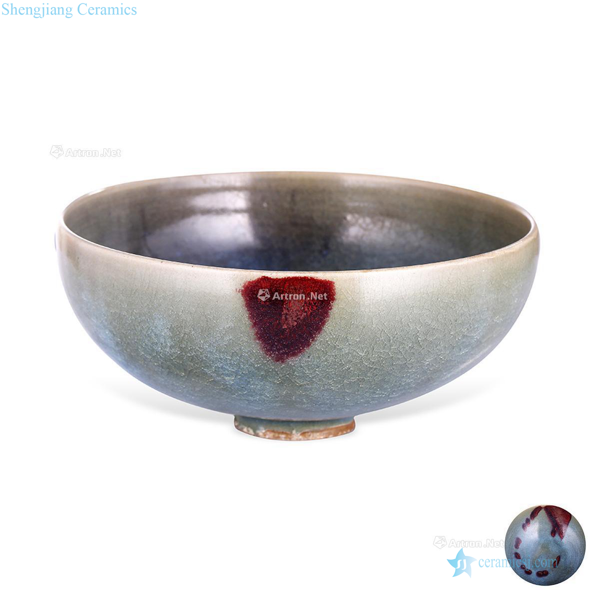 The song dynasty Fu lu shou three color bowl masterpieces