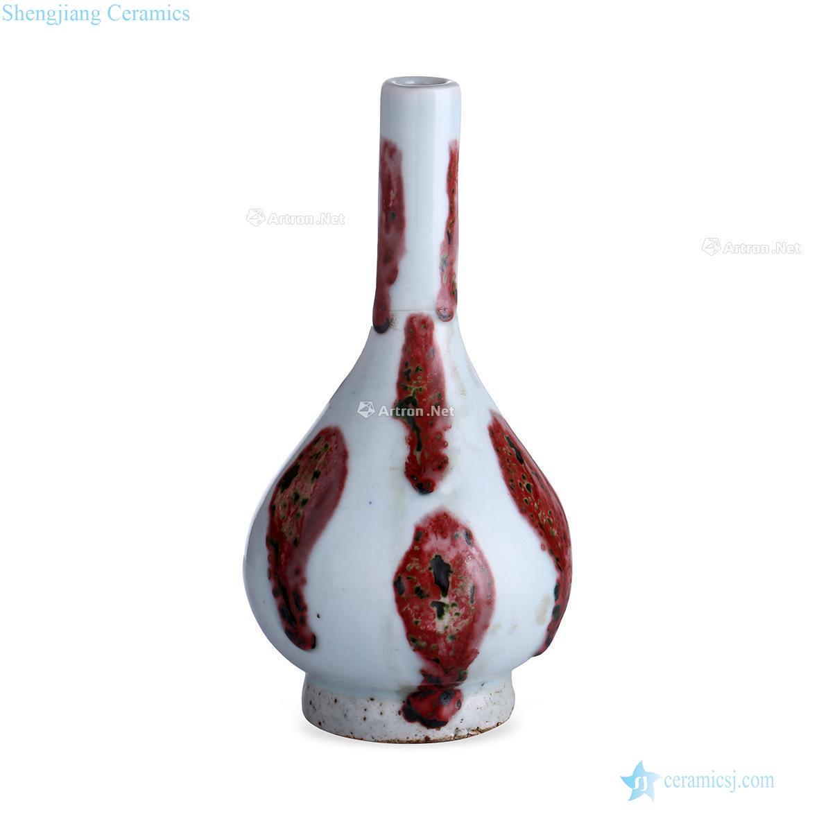 The yuan dynasty Youligong red lead bottle