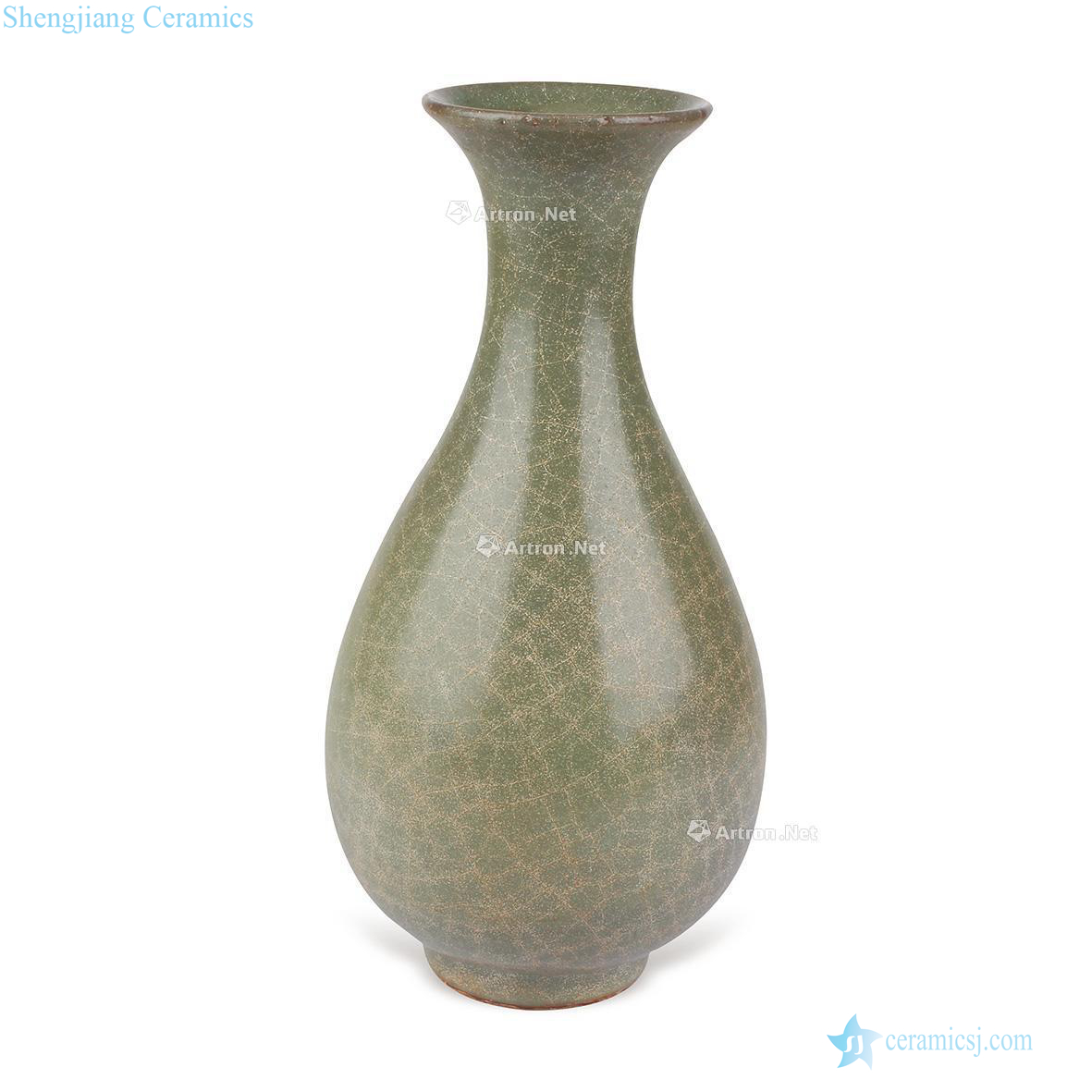 The song dynasty Longquan celadon okho spring bottle