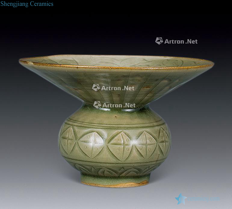 The song dynasty Crab armored groove yao state kiln slag bucket