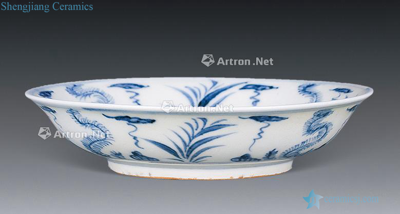 Ming Blue sea thread plate