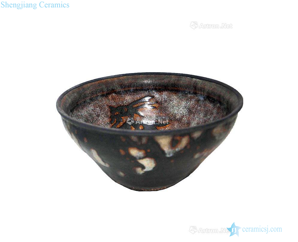 The song dynasty Ji states deer green-splashed bowls