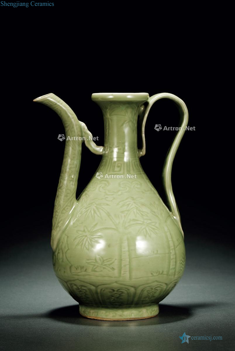 Ming, where state longquan kiln ewer