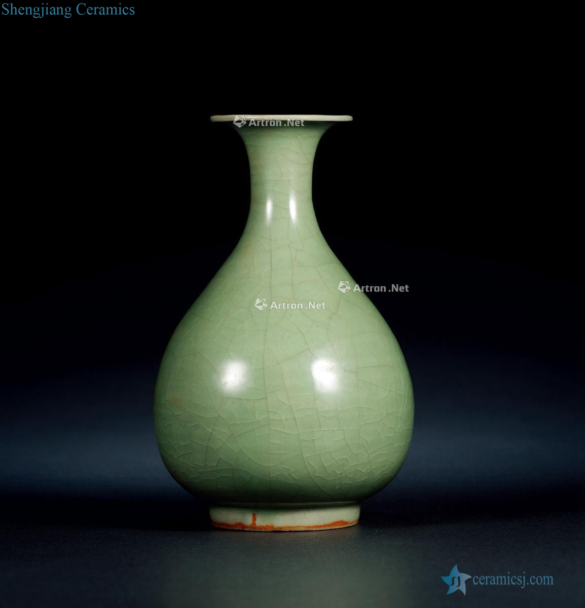 Yuan, longquan celadon okho spring bottle