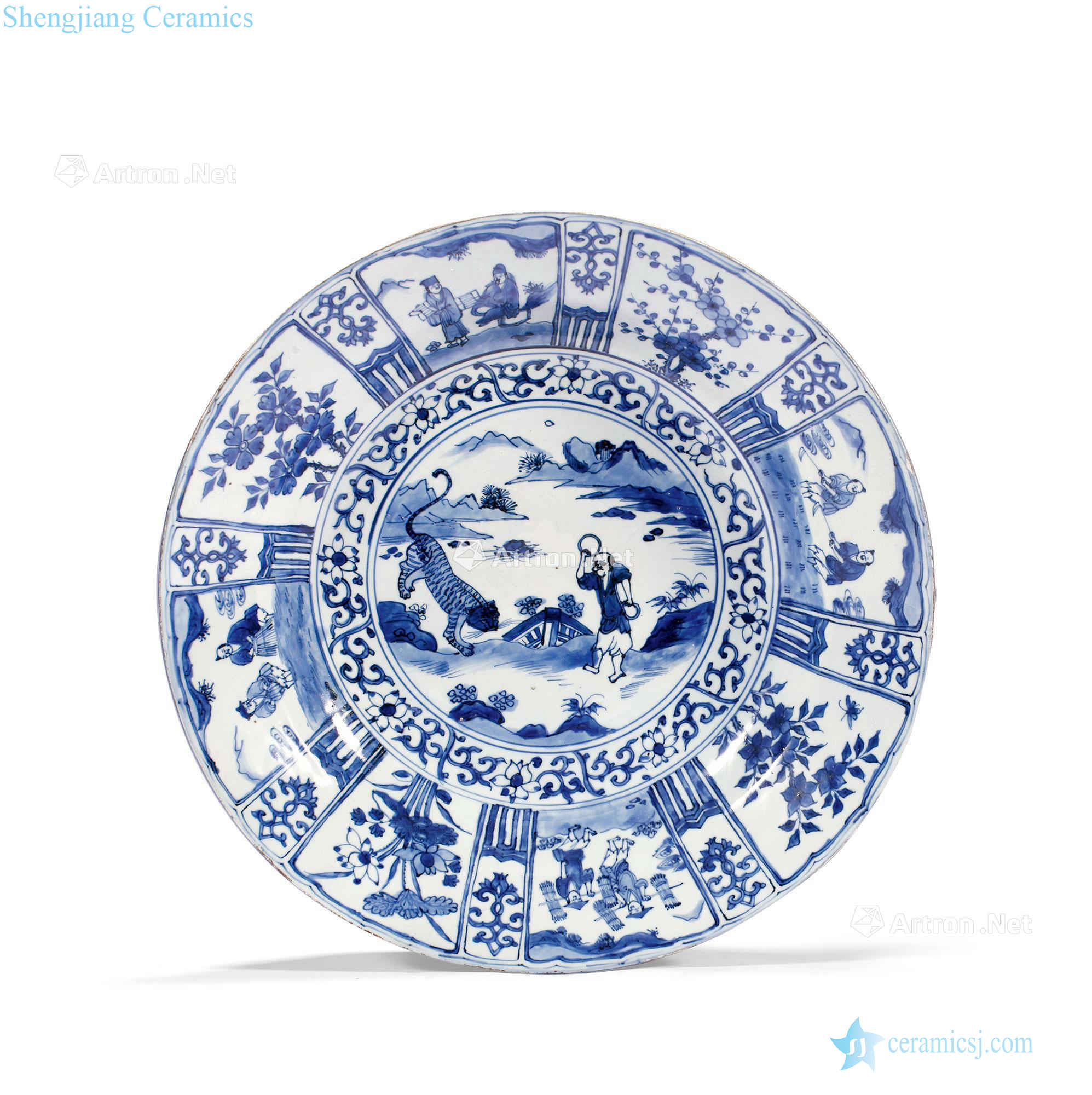 Ming wanli Stories of blue and white