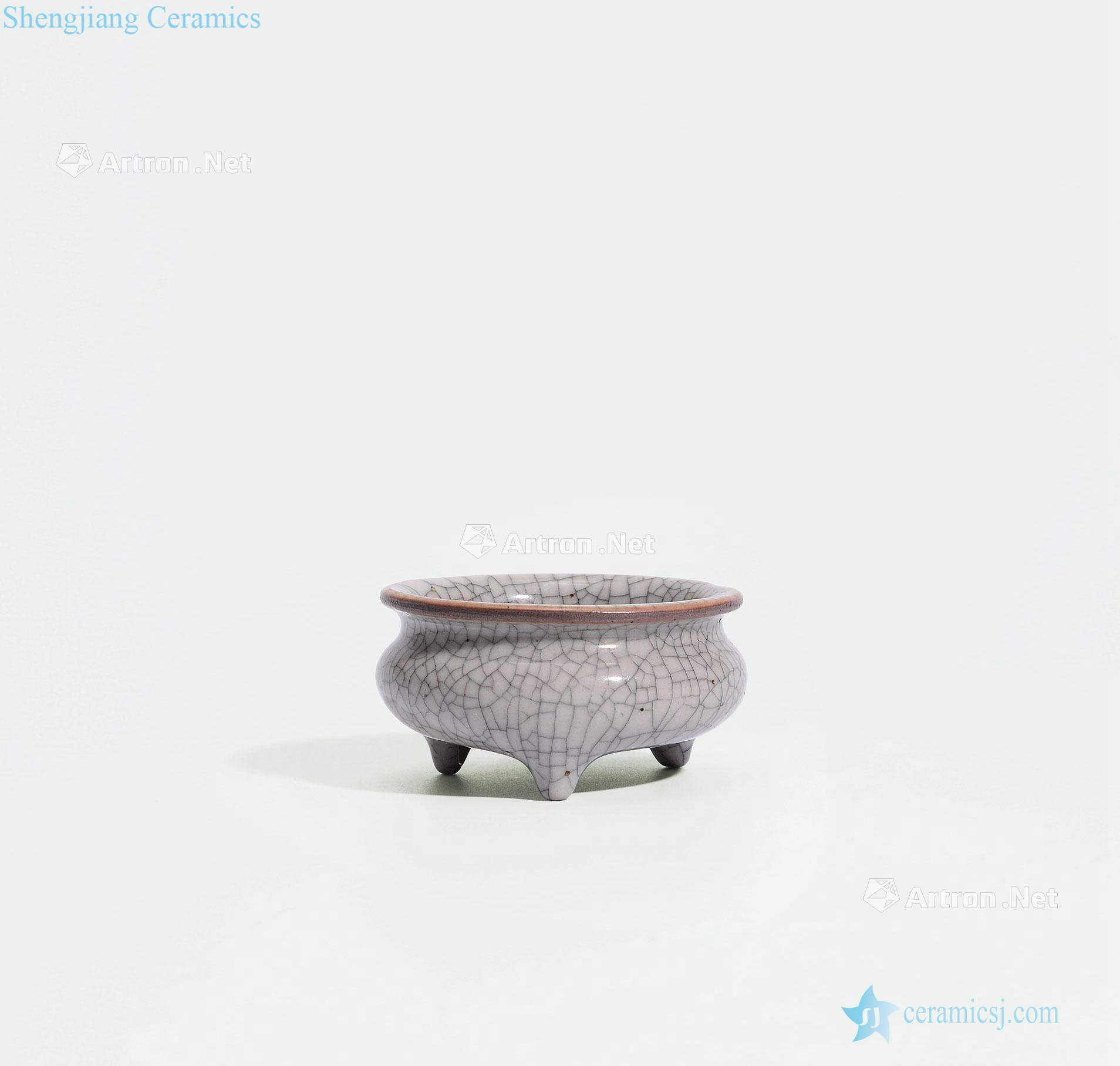 Brother Ming imitation glaze sogeum furnace with three legs
