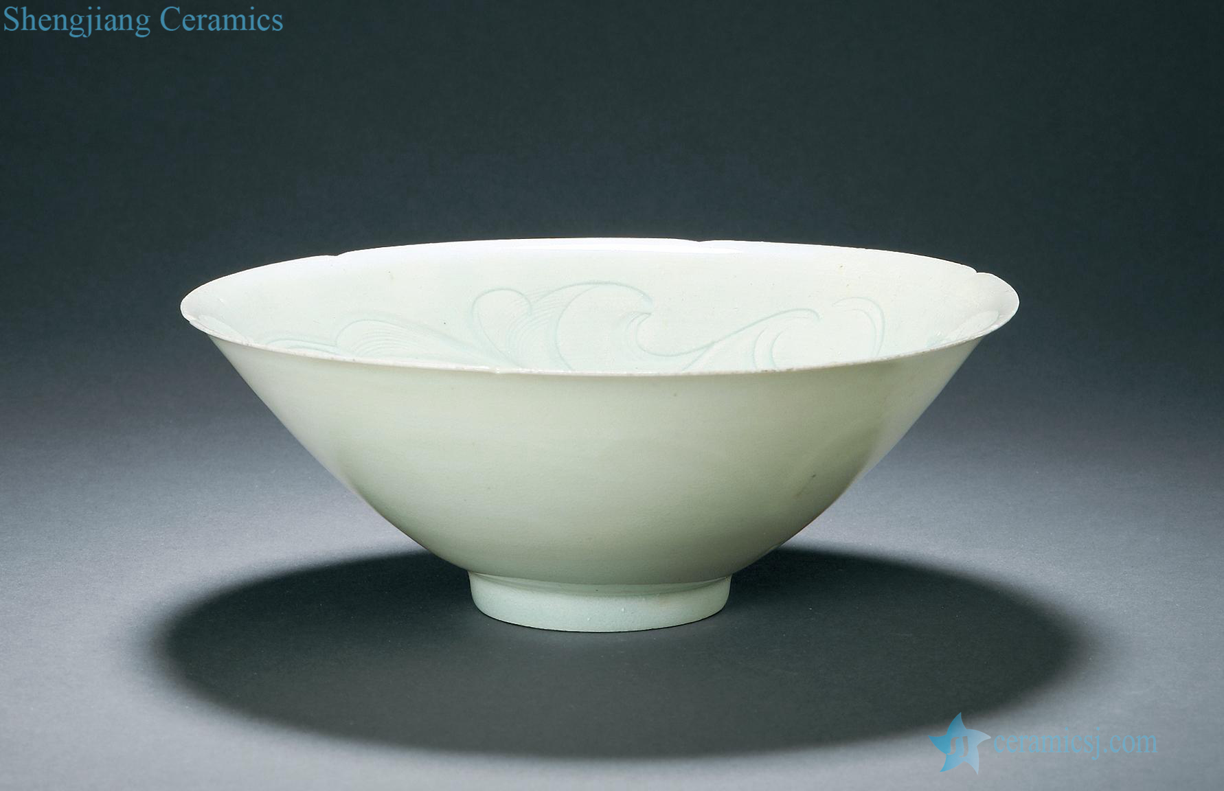 yuan Shadow blue flower flower mouth hat to bowl