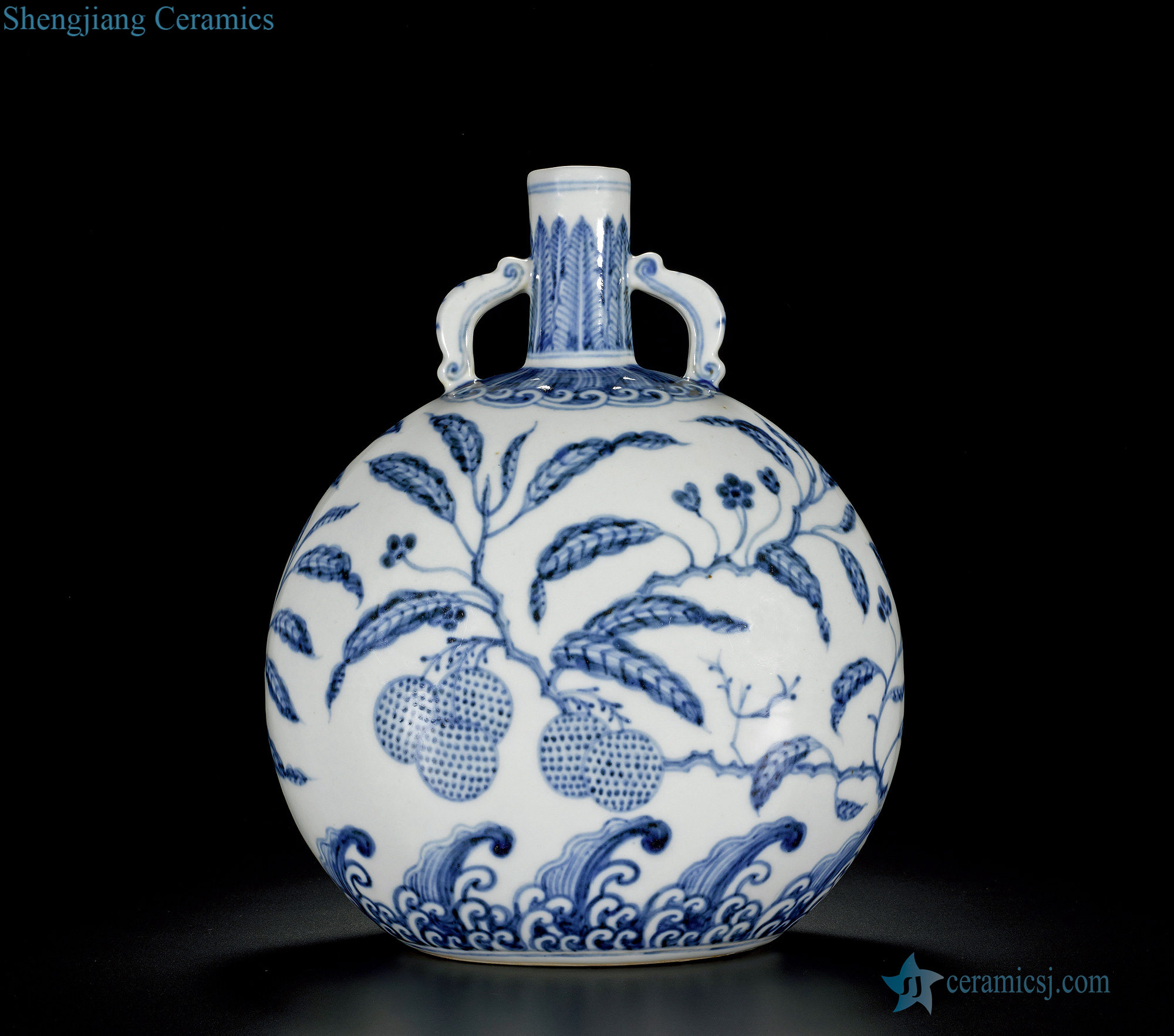 Ming Blue and white on the bottle