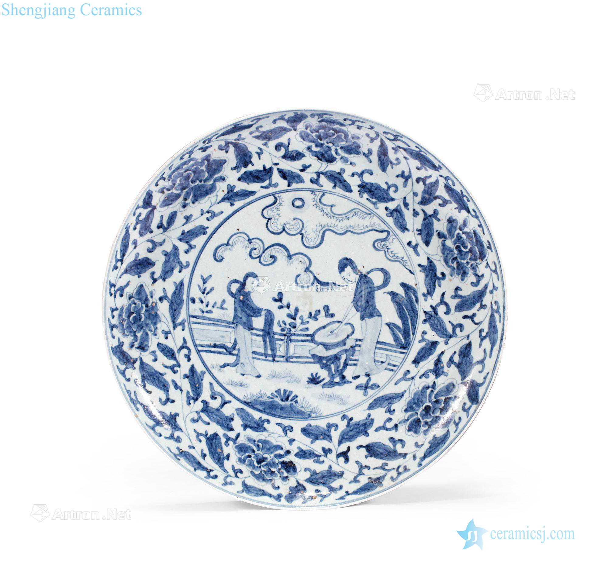 Ming Blue and white traditional Chinese motifs