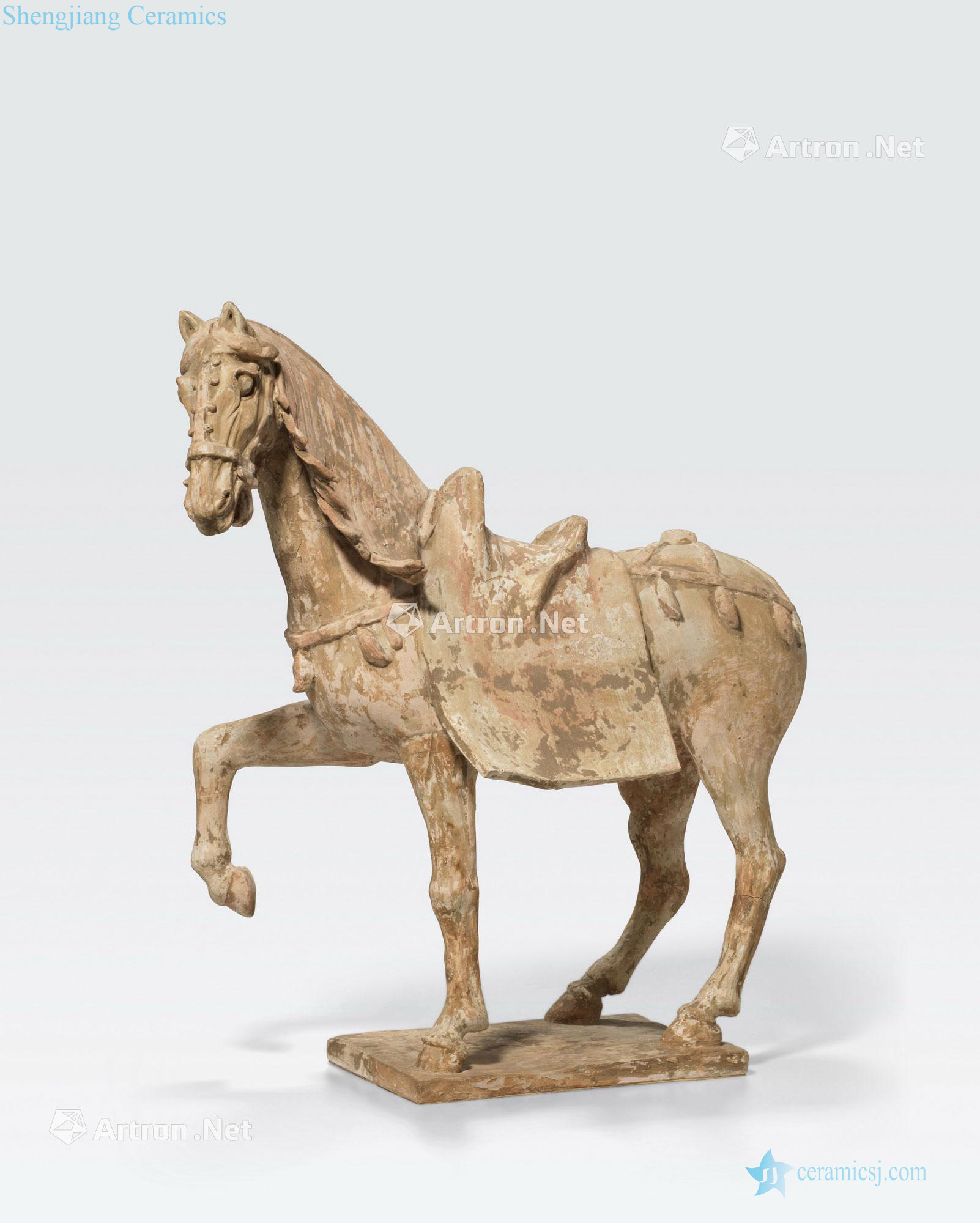 Tang dynasty made A POTTERY MODEL OF A HORSE