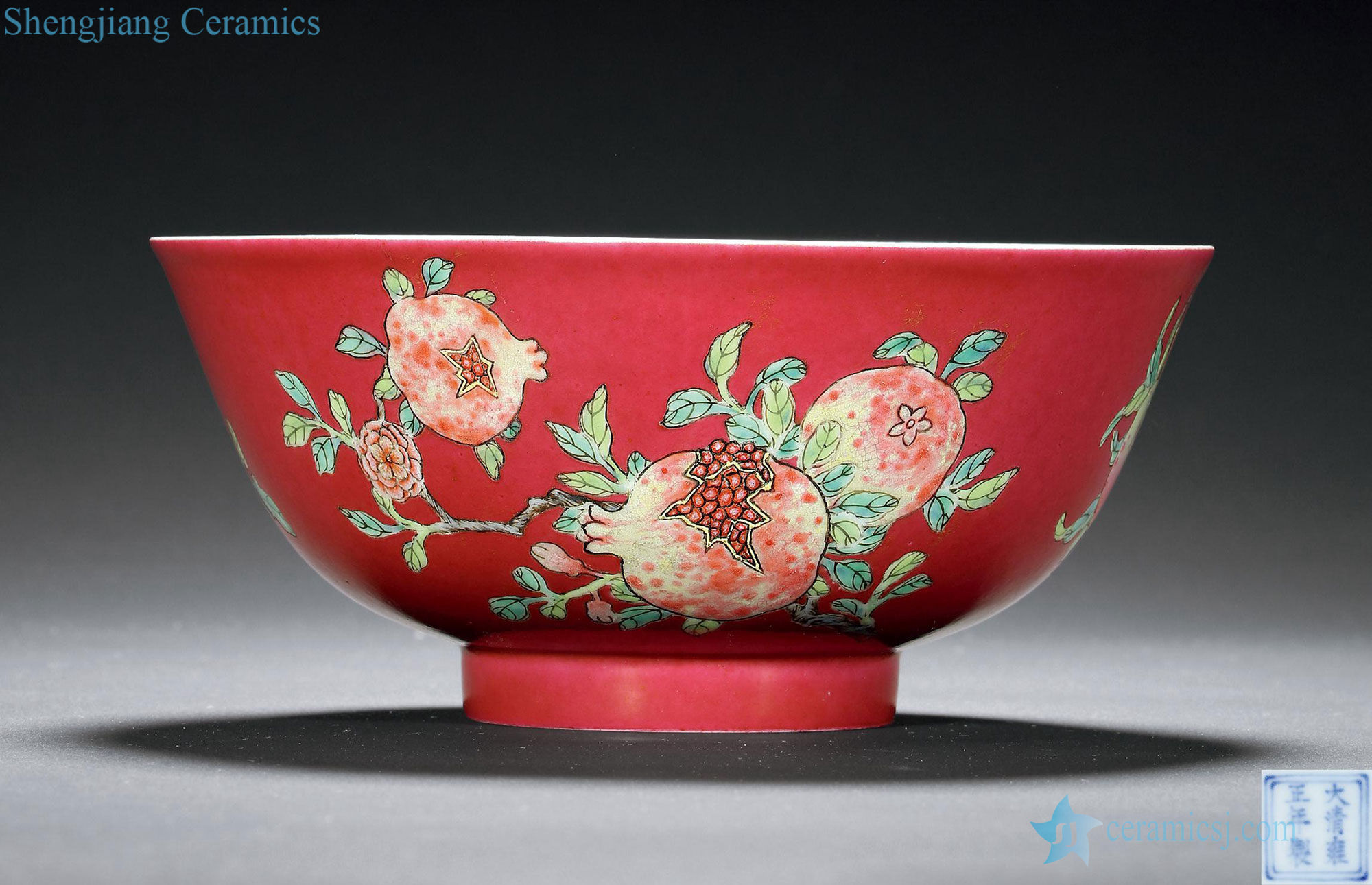 Qing porcelain body plus the sanduo bowl