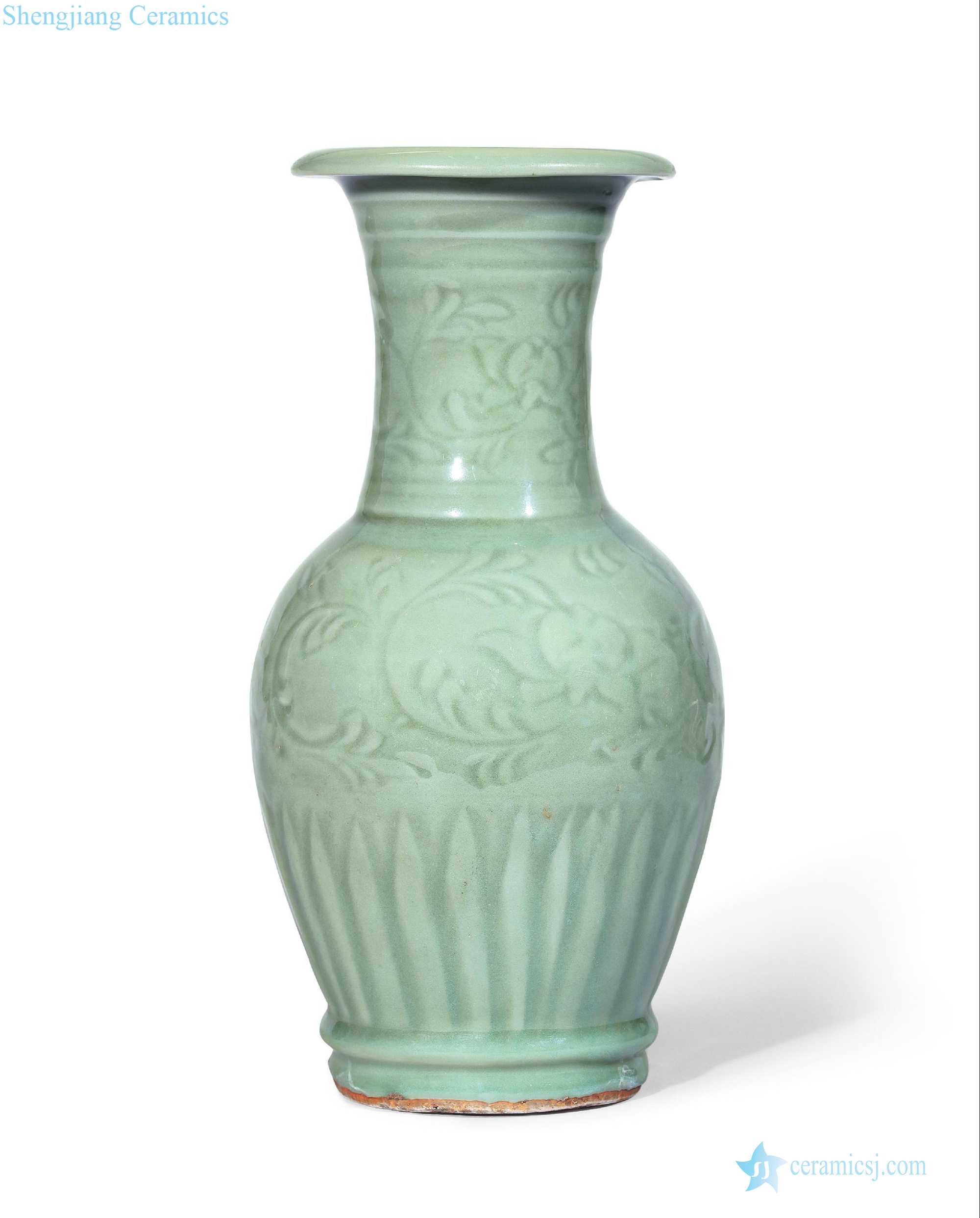 yuan Flower vase with longquan
