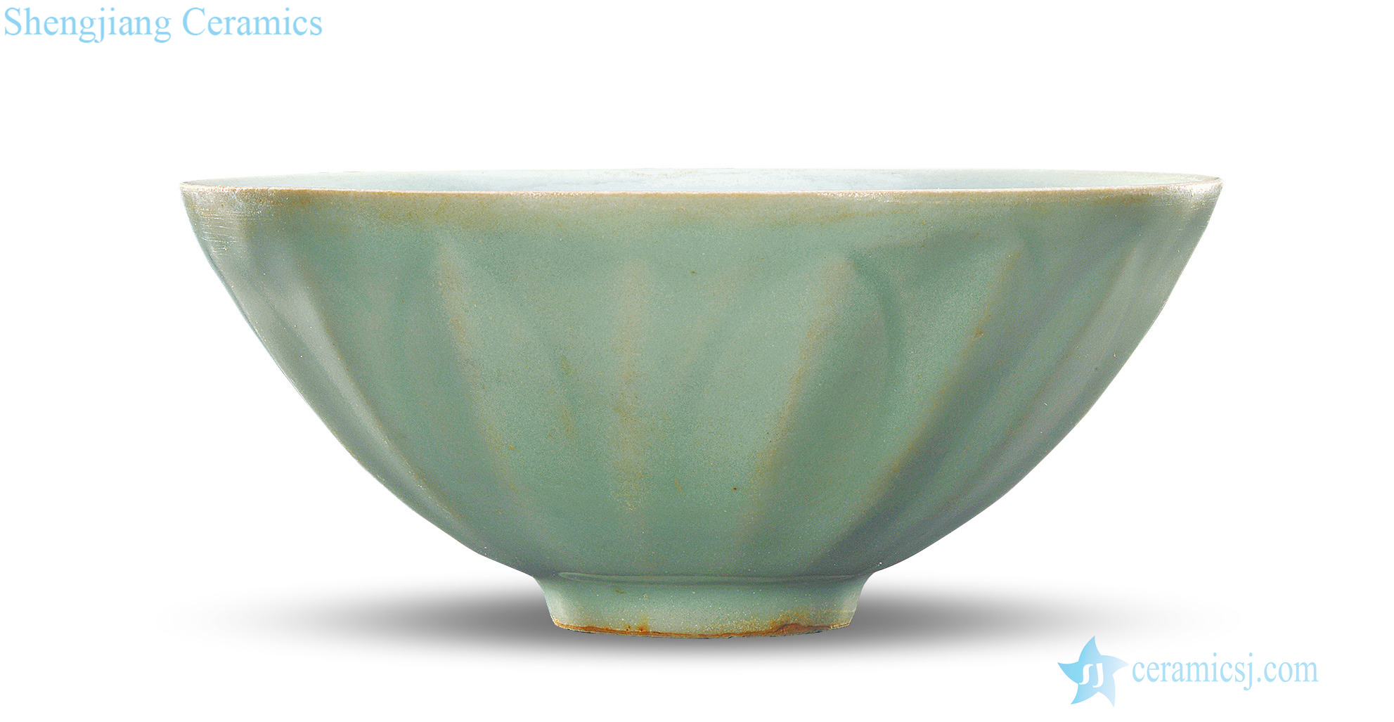 yuan Longquan plum green glaze bowls