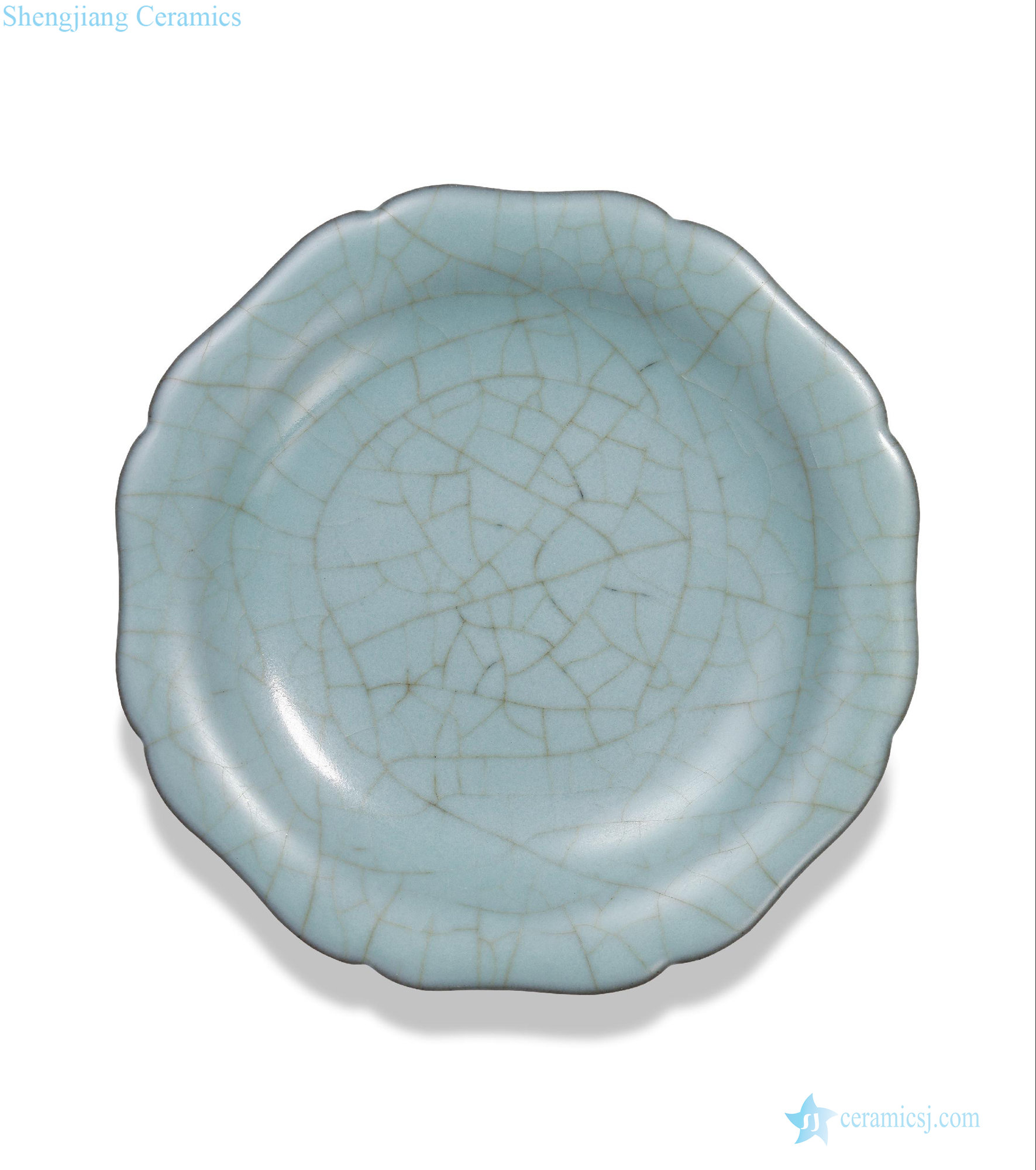 yuan Officer glaze kwai mouth tray