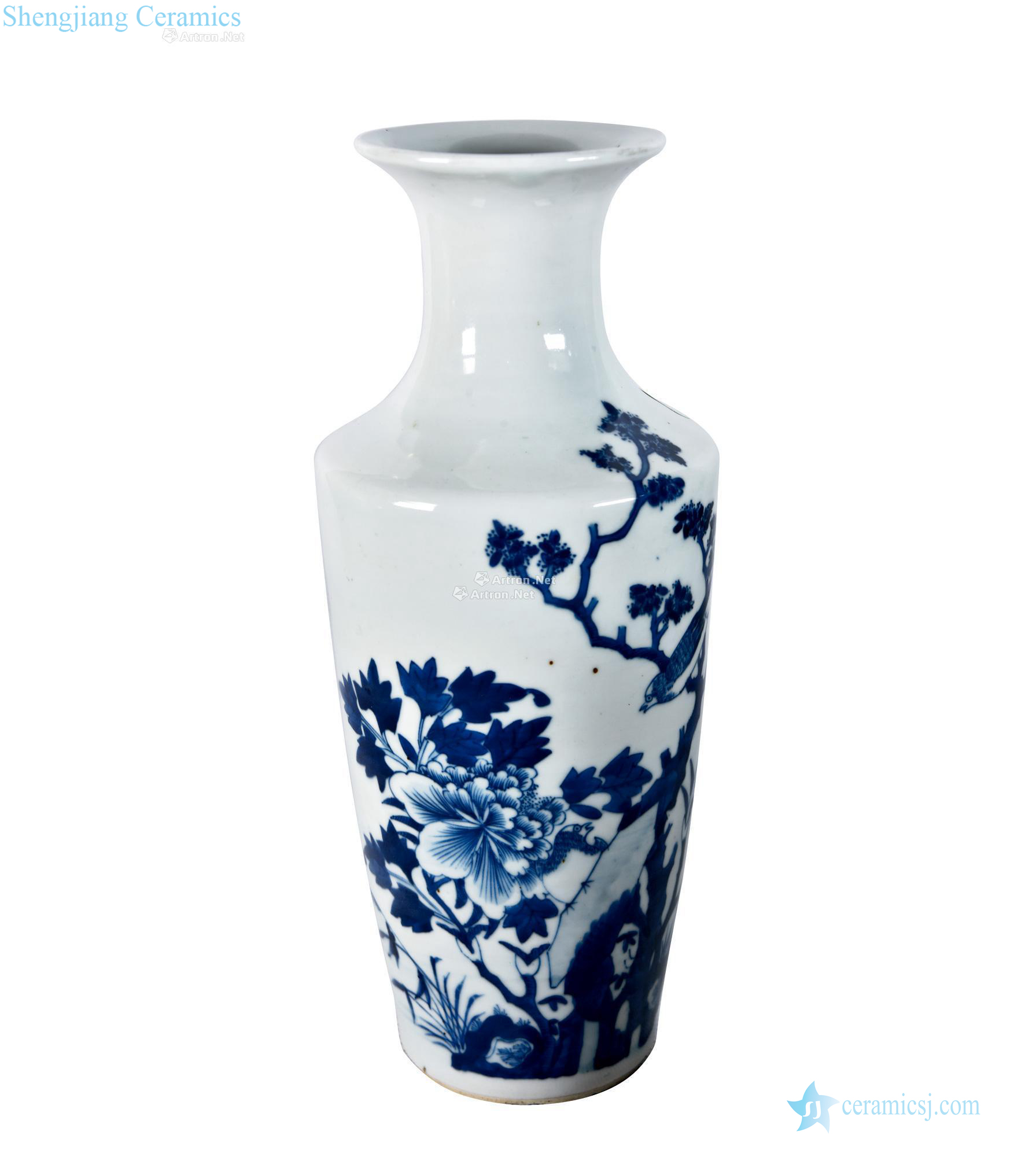Qing dynasty blue and white design