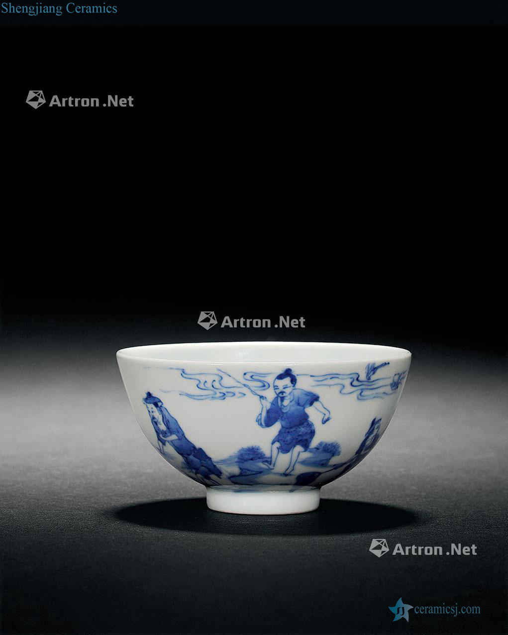 Qing yongzheng character lines to small bowl