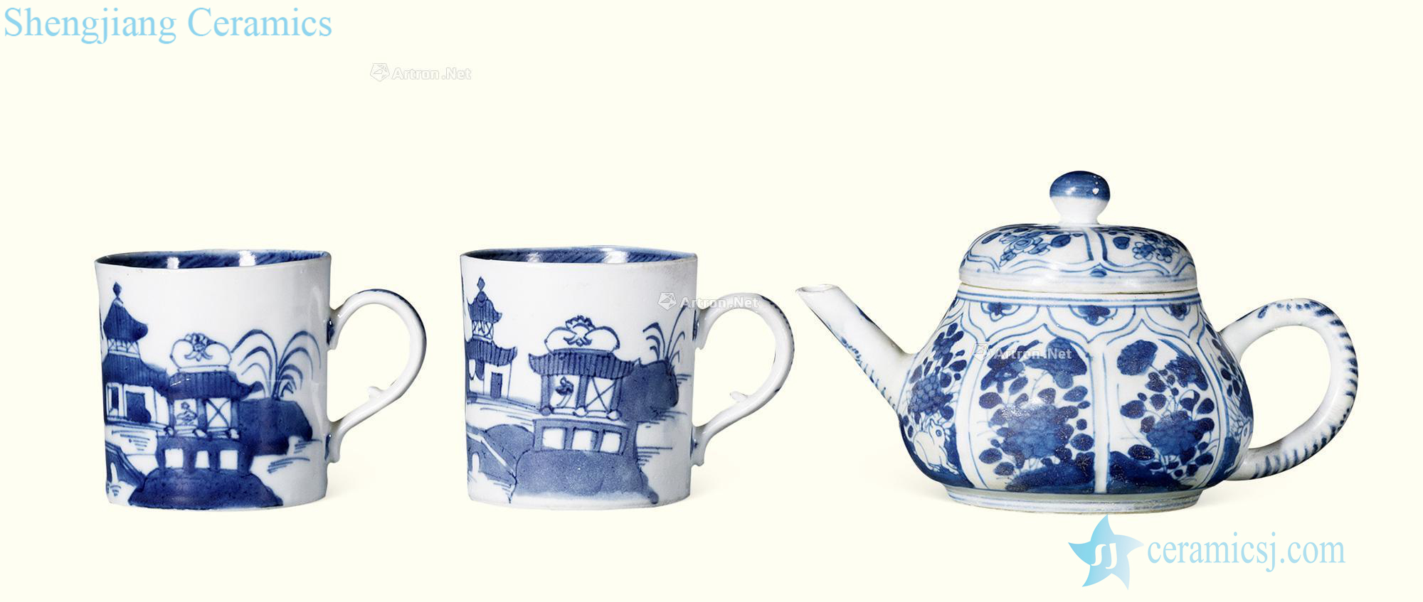 The qing emperor kangxi porcelain pot cup (a)