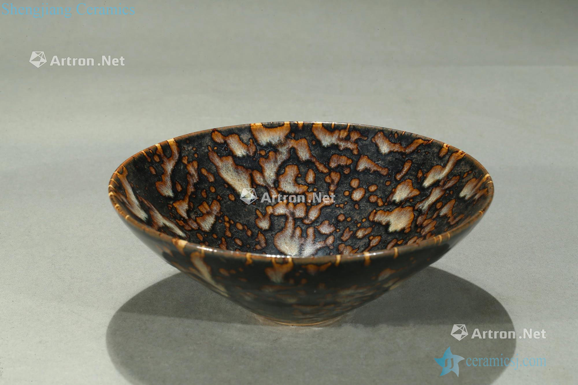 The song dynasty jizhou kiln hawksbill glaze 盌