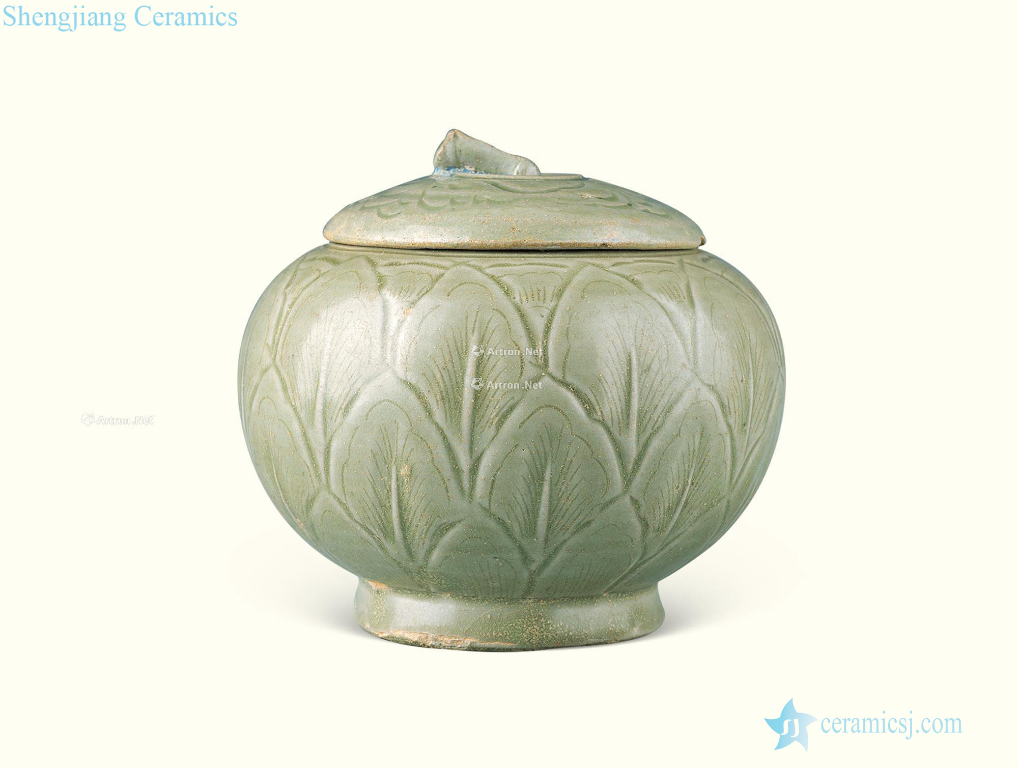 In the northern song dynasty kiln lotus flower pot