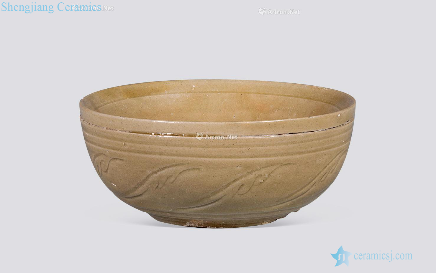 In the northern song dynasty kiln carved for bowl