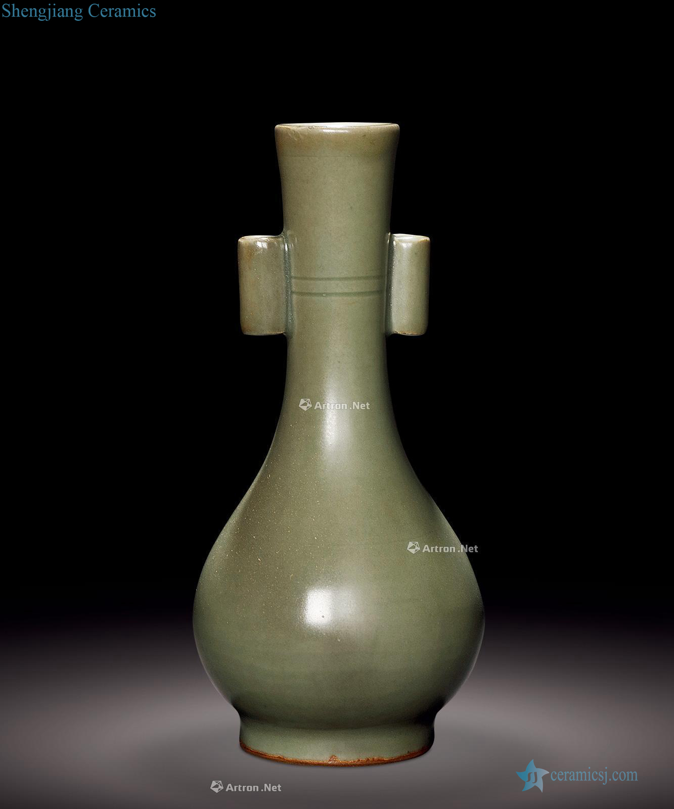 The song dynasty Longquan celadon penetration the gall bladder