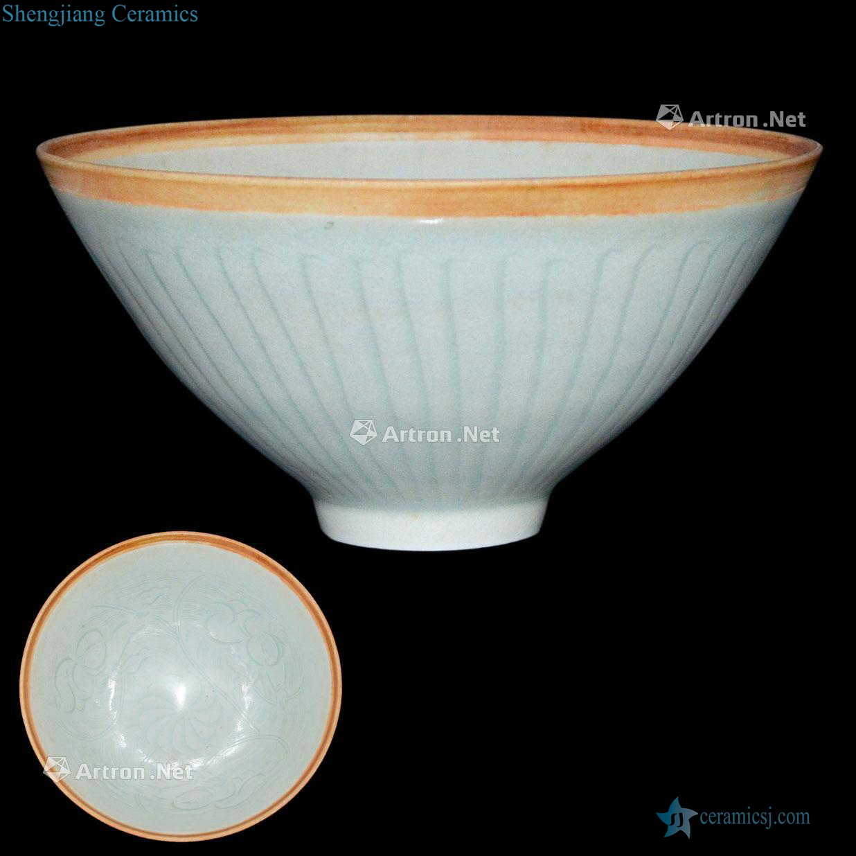 The song kiln mouth cut chrysanthemum petals YingXiWen difference was the dishes