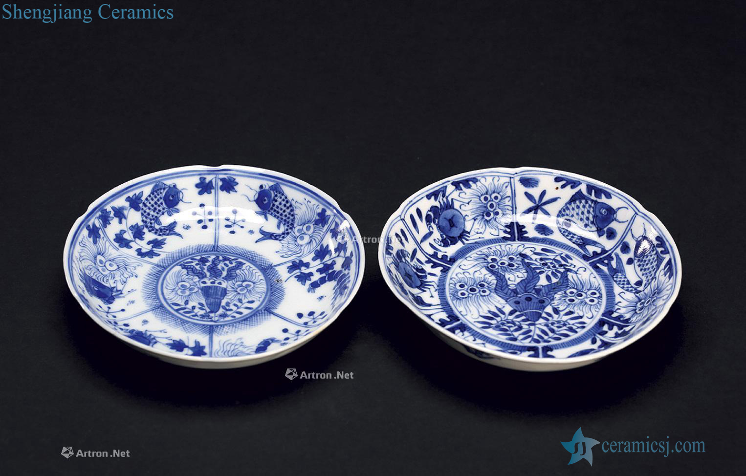 The qing emperor kangxi porcelain water clusters grain disc (2)