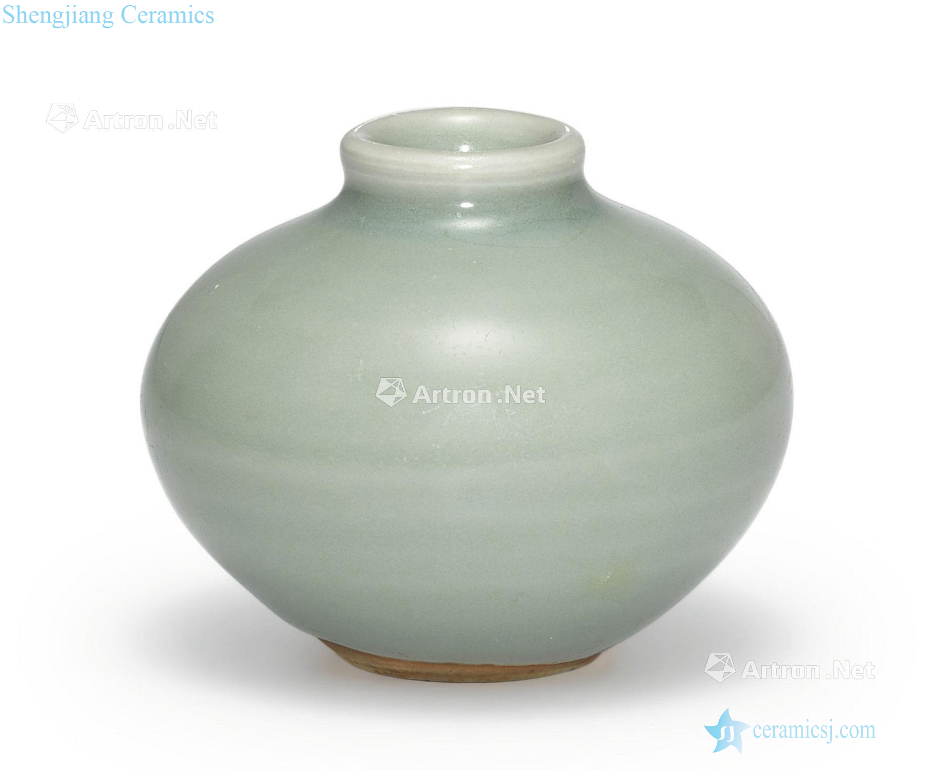 The song dynasty Longquan green glaze canister
