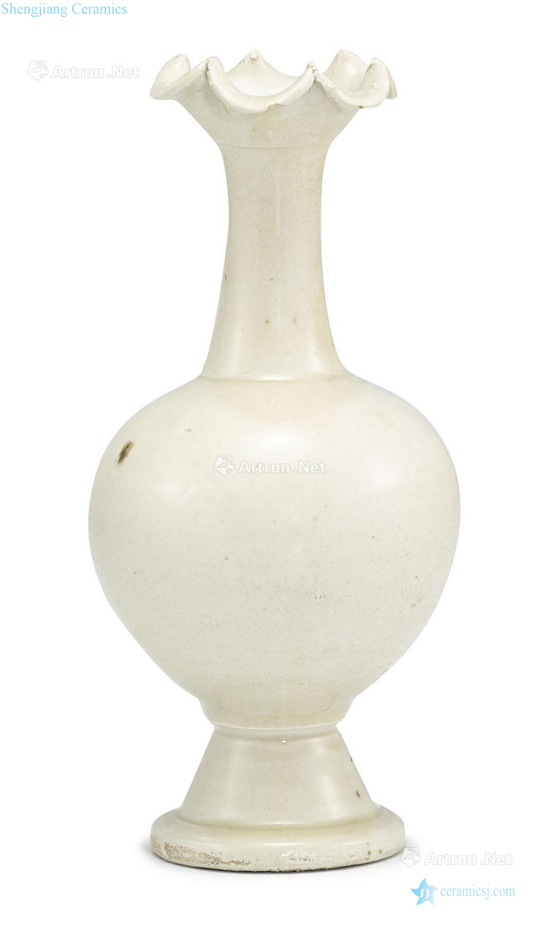 Song dynasty kiln craft flower bottle mouth