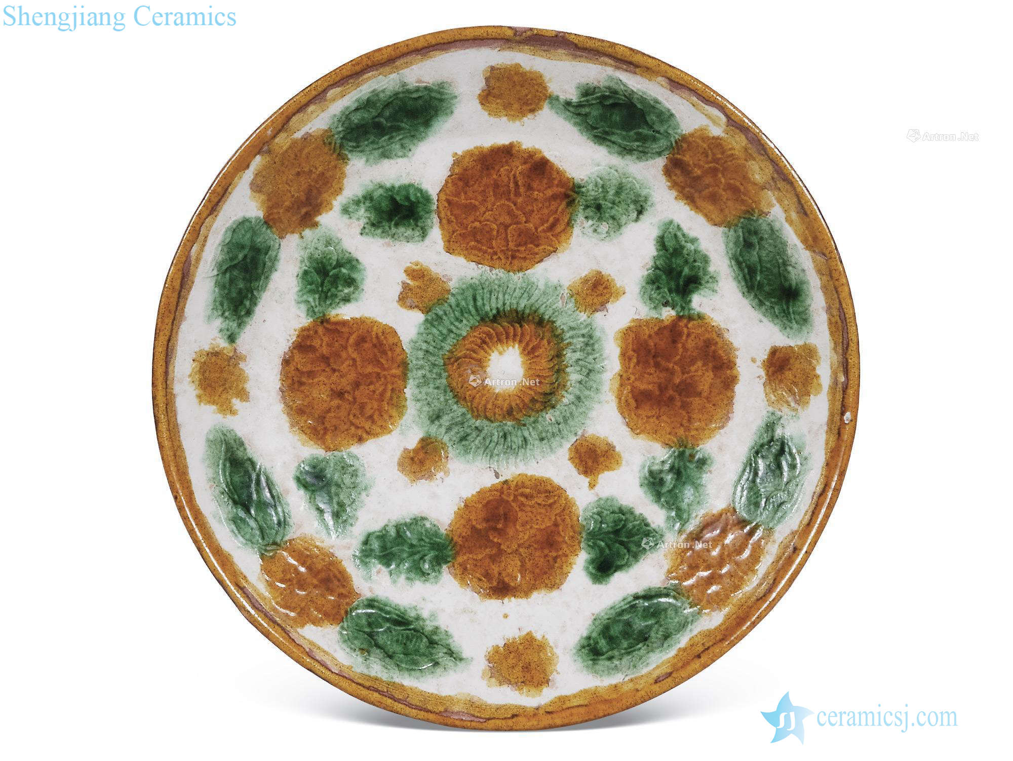 liao Three-color flower tray
