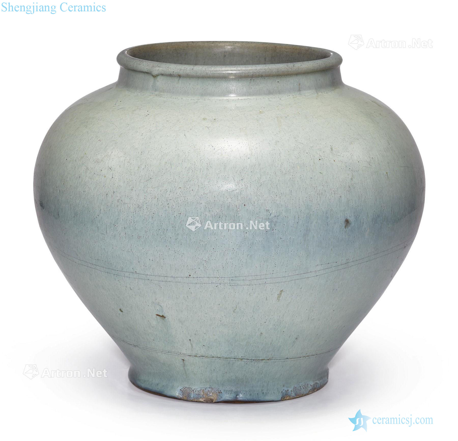 Yuan and Ming Sky blue glaze masterpieces cans