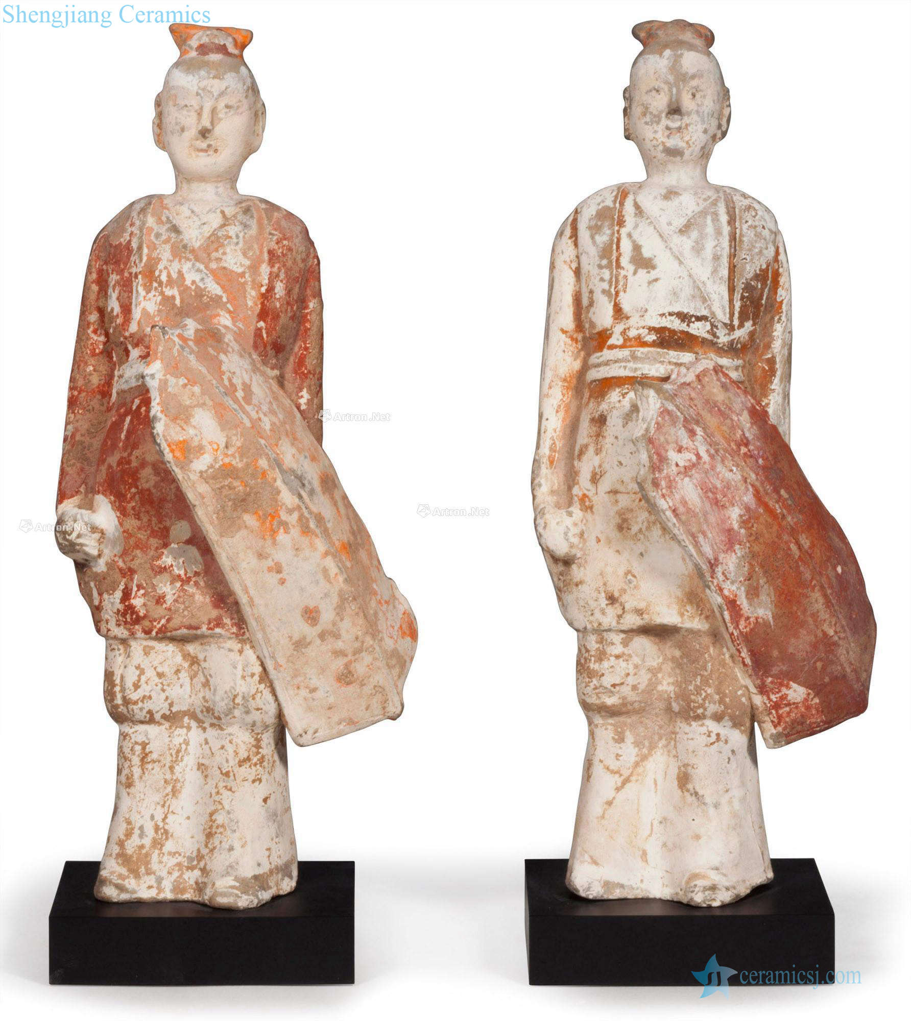 beiqi Coloured drawing or pattern order figurines in pairs