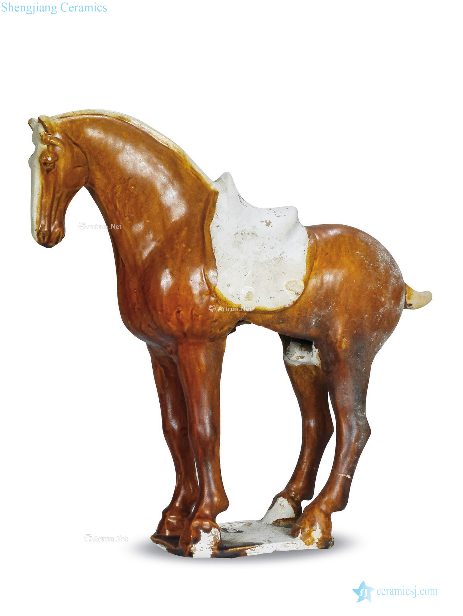 Tang three-color horse