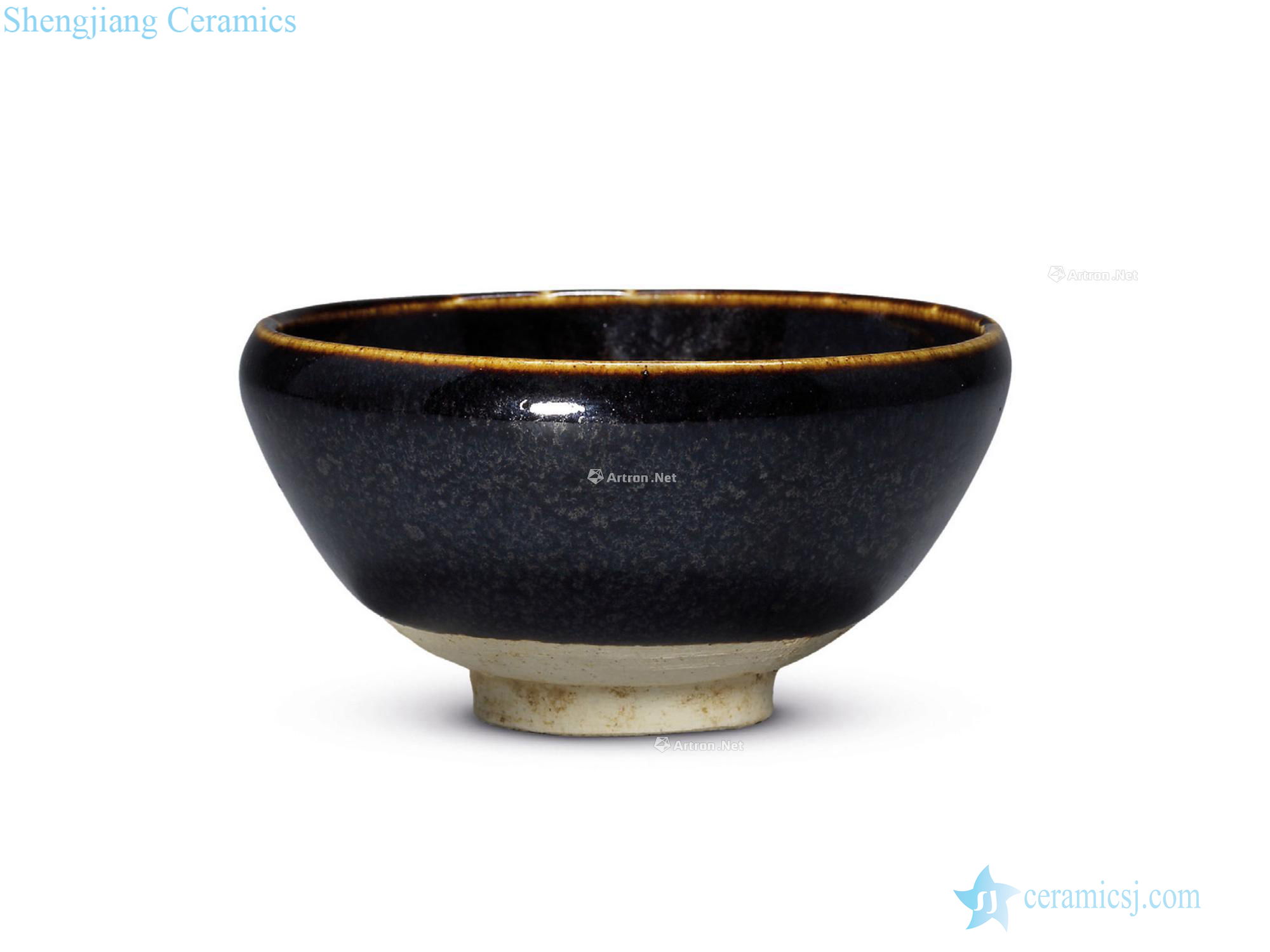 Gold/northern song dynasty kiln is small 盌 black glaze oil droplets