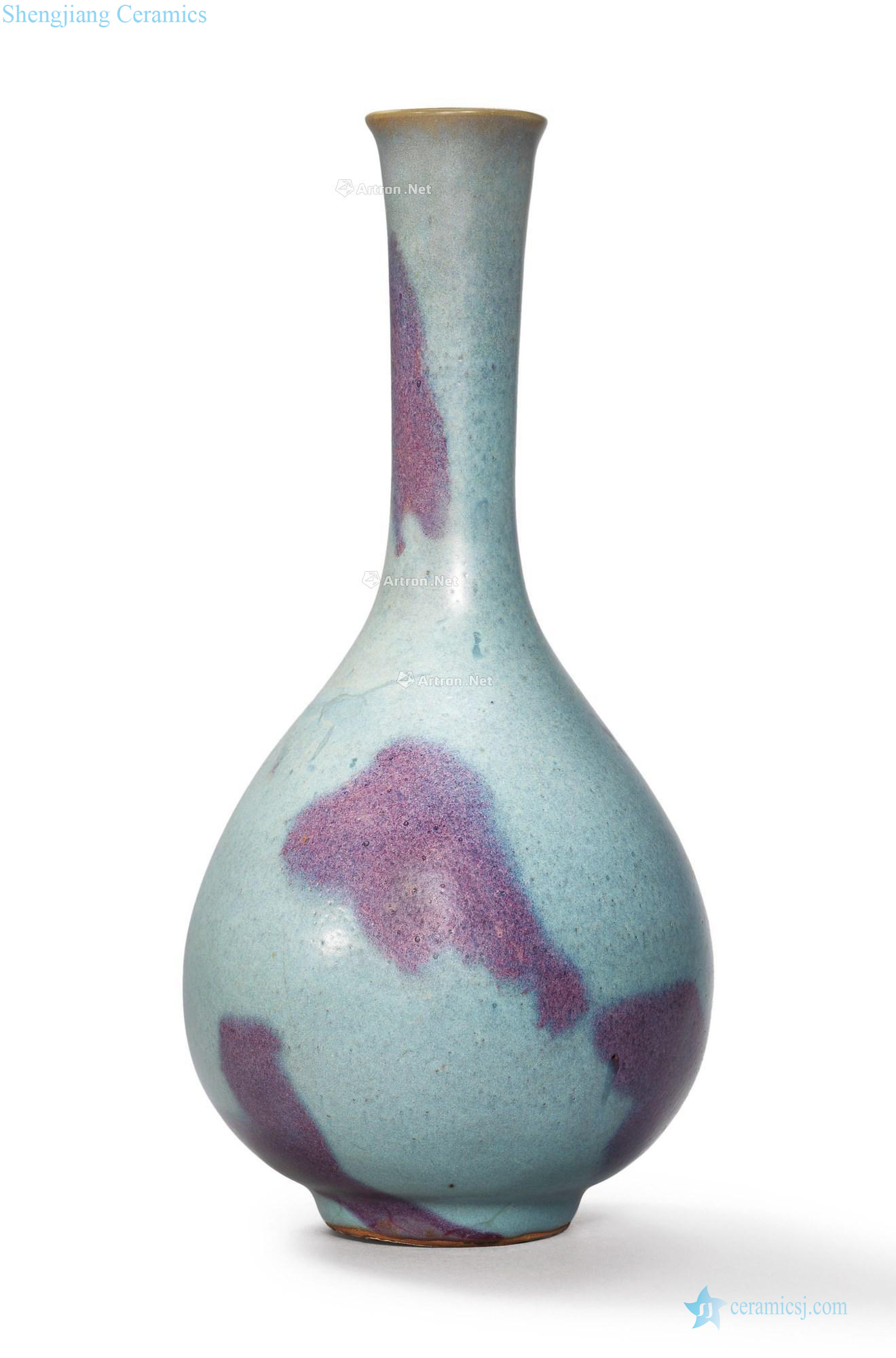 The late northern song dynasty early/gold azure glaze masterpieces erythema okho spring bottle