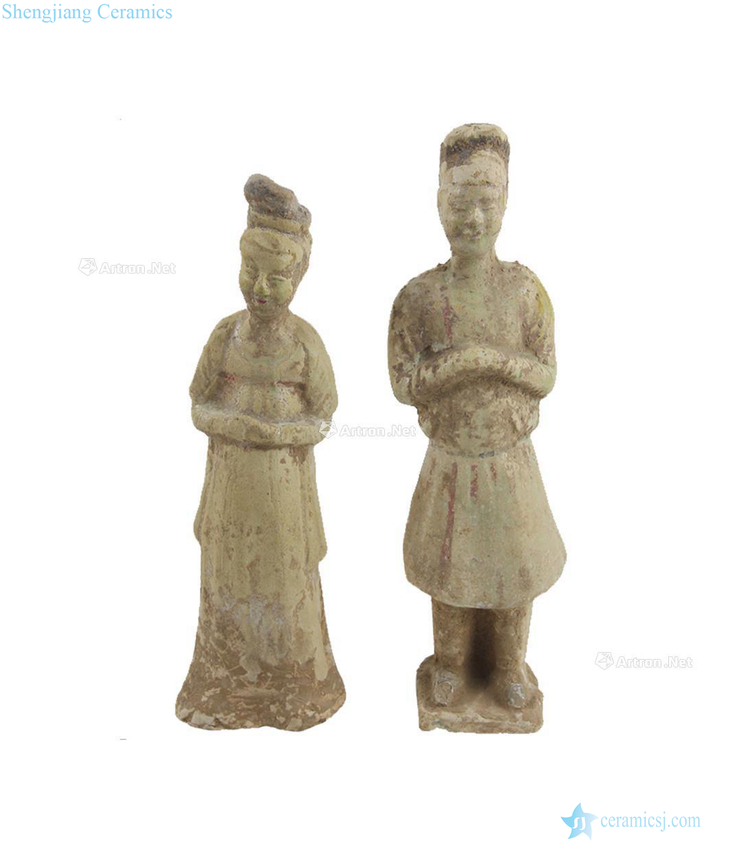 The tang dynasty Tang sancai figures