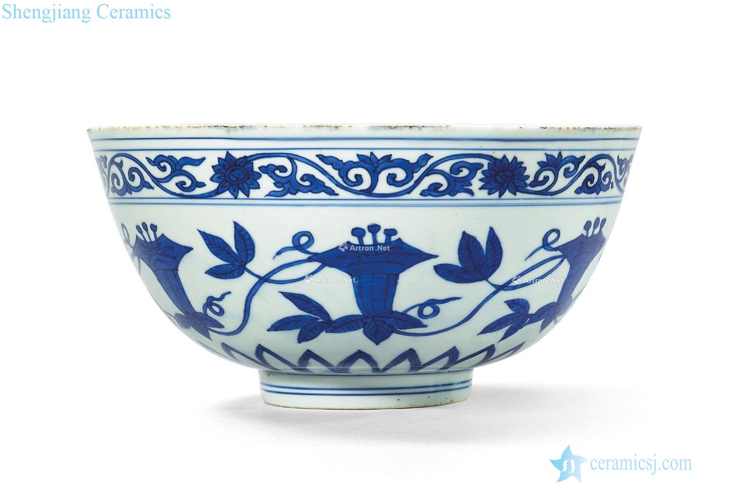 Ming wanli Blue and white cow pattern 盌