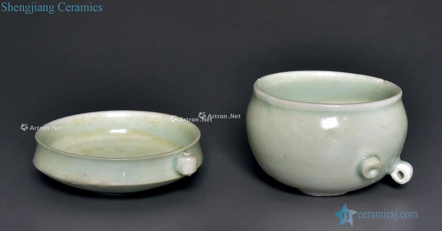 The southern song dynasty Blue bird seed tank craft (two)